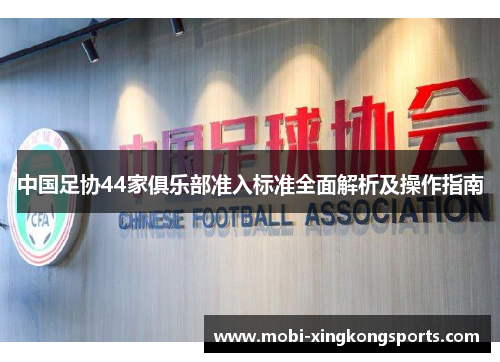 中国足协44家俱乐部准入标准全面解析及操作指南